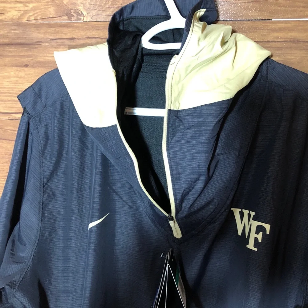 Wake Forest Demon Deacons Nike College Player Quarter-Zip Hoodie Jacket XL - Picture 8 of 10